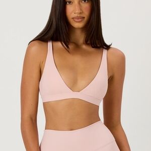 Crop Shop Boutique Pink Sports Bra NWT